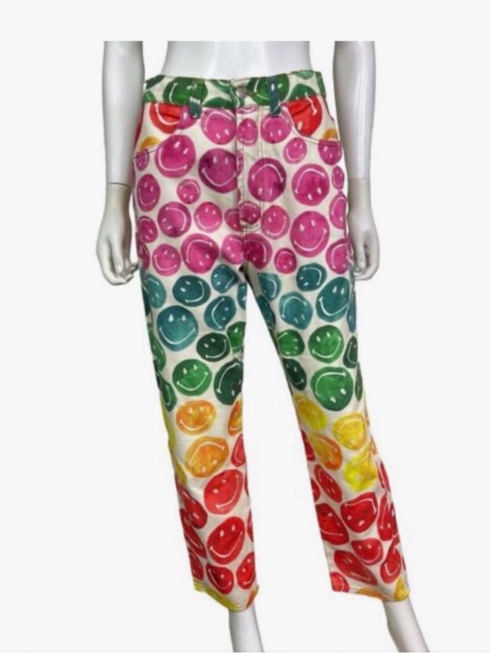 RARE Farm Rio x Smiley Women's
Rainbow Straight Leg Jeans